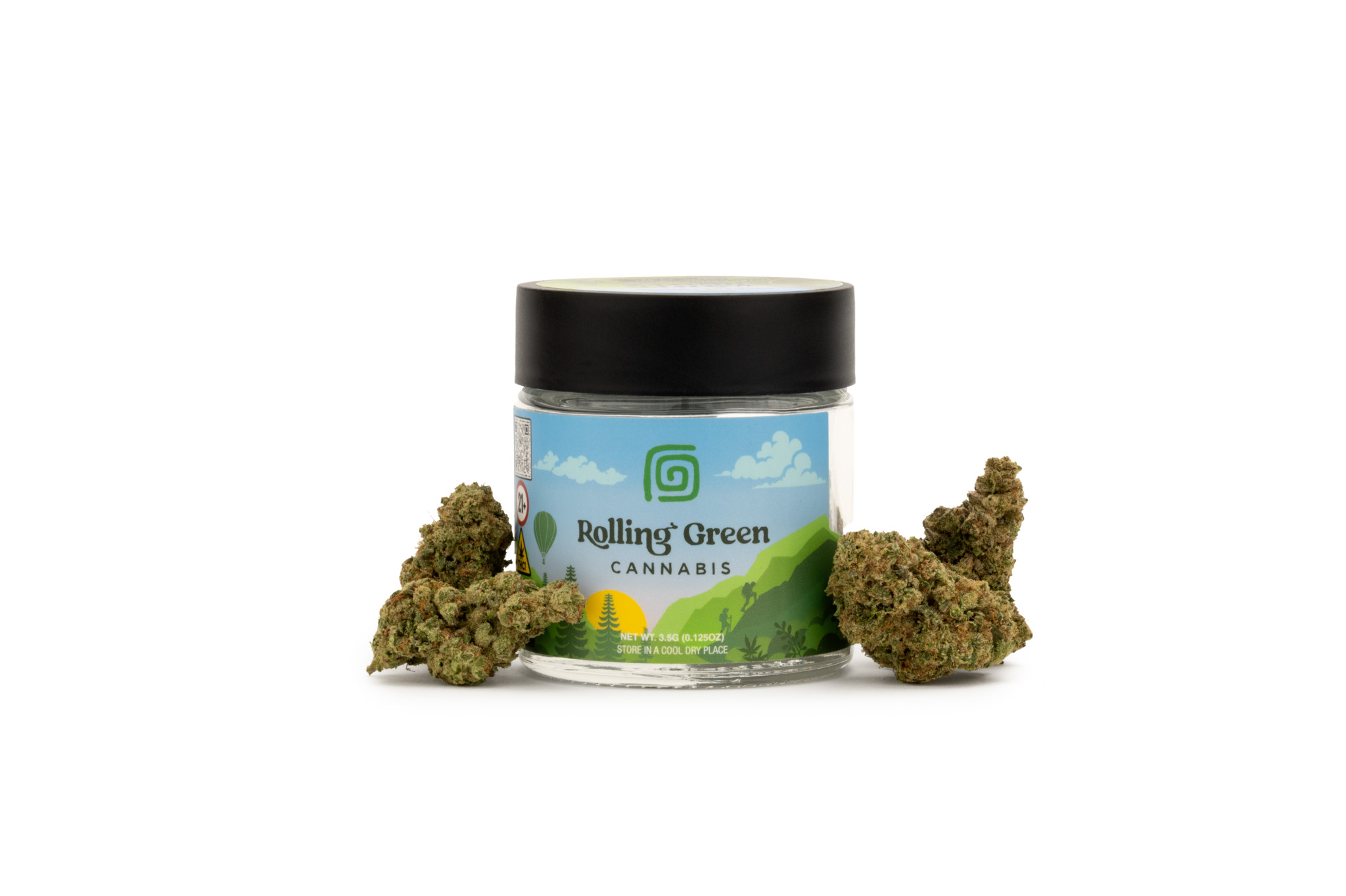 Rolling Green - Rainbow Gelato - 3.5g Flower