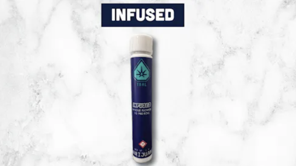 Blue Platinum Diamond Infused Preroll