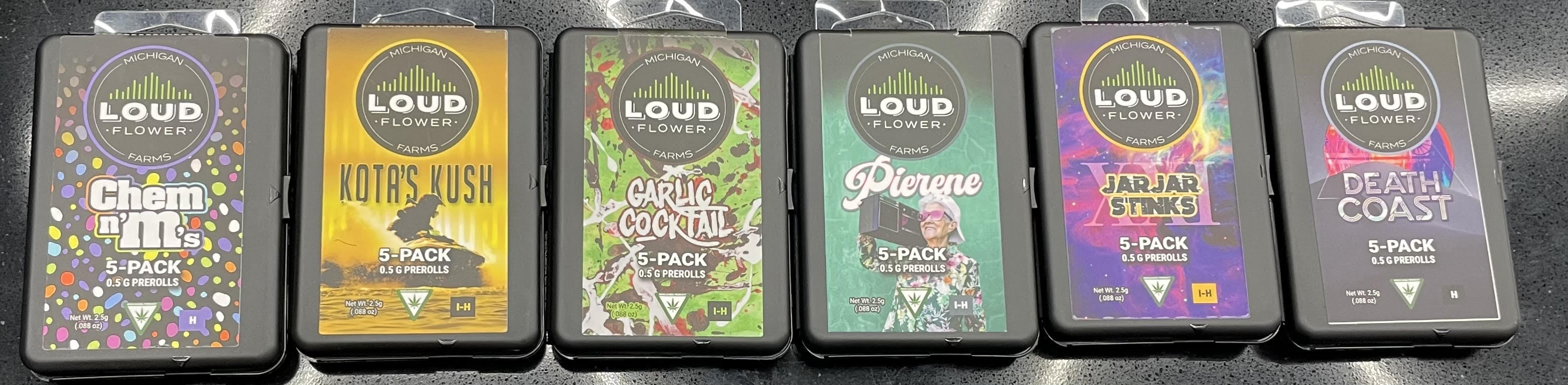 Loud Flower Death Coast Pre-Roll 5pk