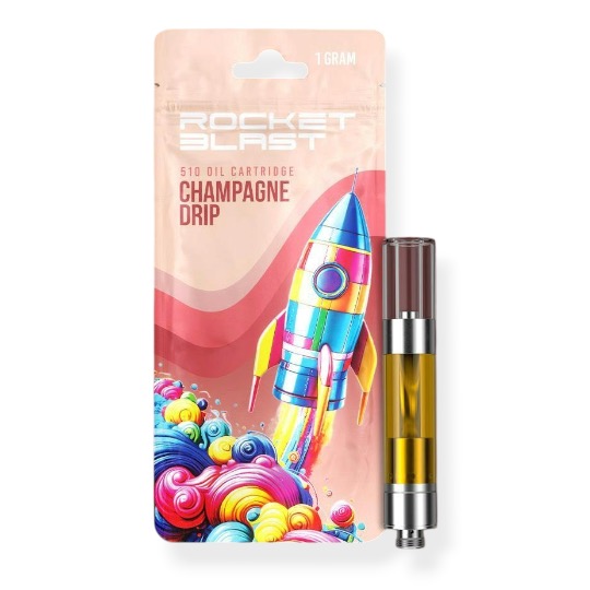 Rocket Blast - 1g 510 Cartridge - Champagne Drip