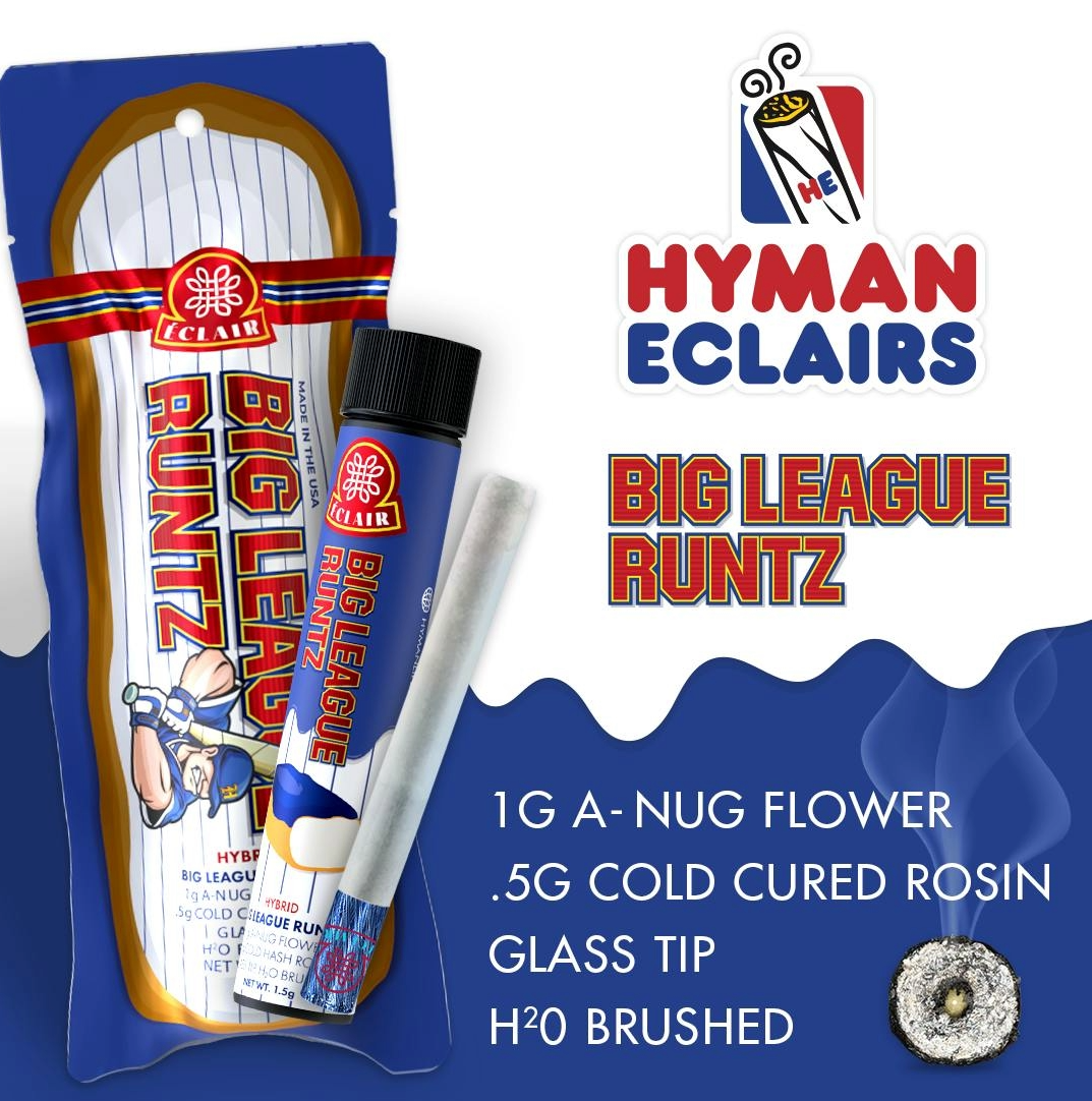Hyman Eclairs 1.5g Infused Handcraft - Big League Runtz