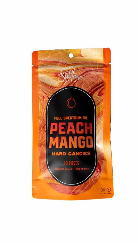 RSO Peach Mango | Hard Candy | 10 x 10mg