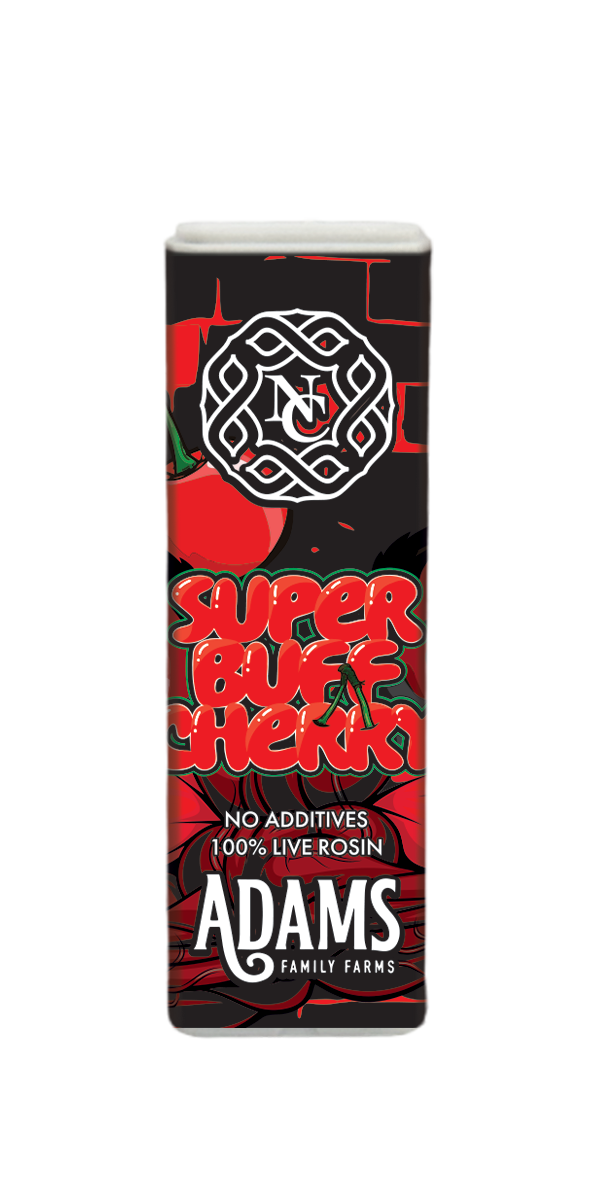 North Coast X Adams Family - Super Buff Cherry Fun Size Hash Rosin Disposable