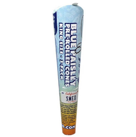DOGG LBS Blue Paisley King Size Cone 3pk