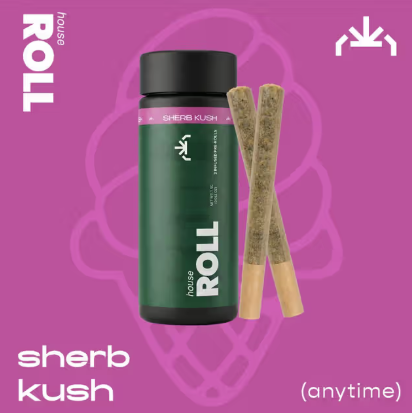 House Roll Pre-roll 2pk/1.5g Infused- Sherb Kush