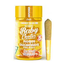 Orange Daquiri Rosin Enhanced Diamonds Infused Baby Jeeters (H) | 2.5g