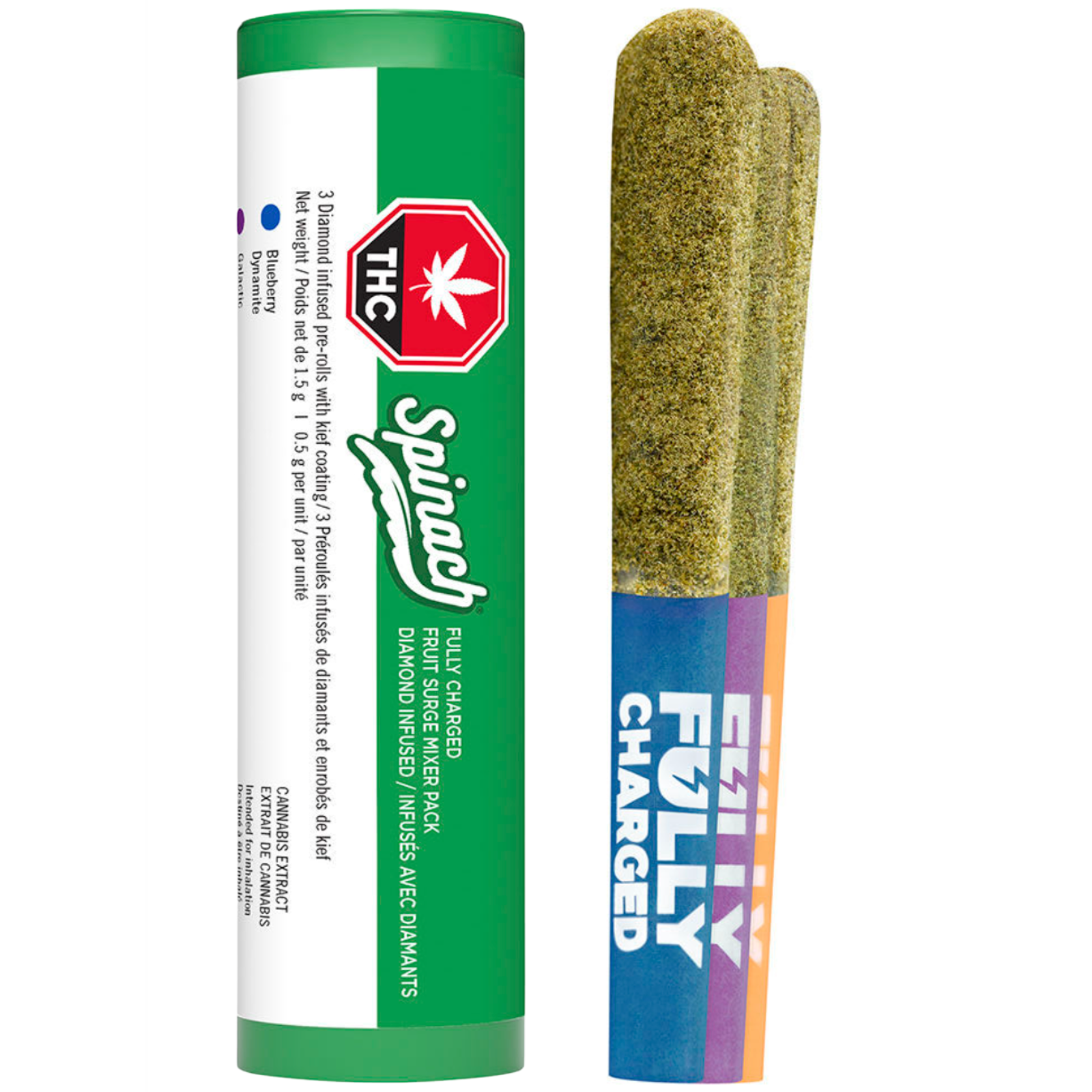 Fully Charged Fruit Surge MIXER Pack Infused Pre-Roll | 3x0.5g🔥