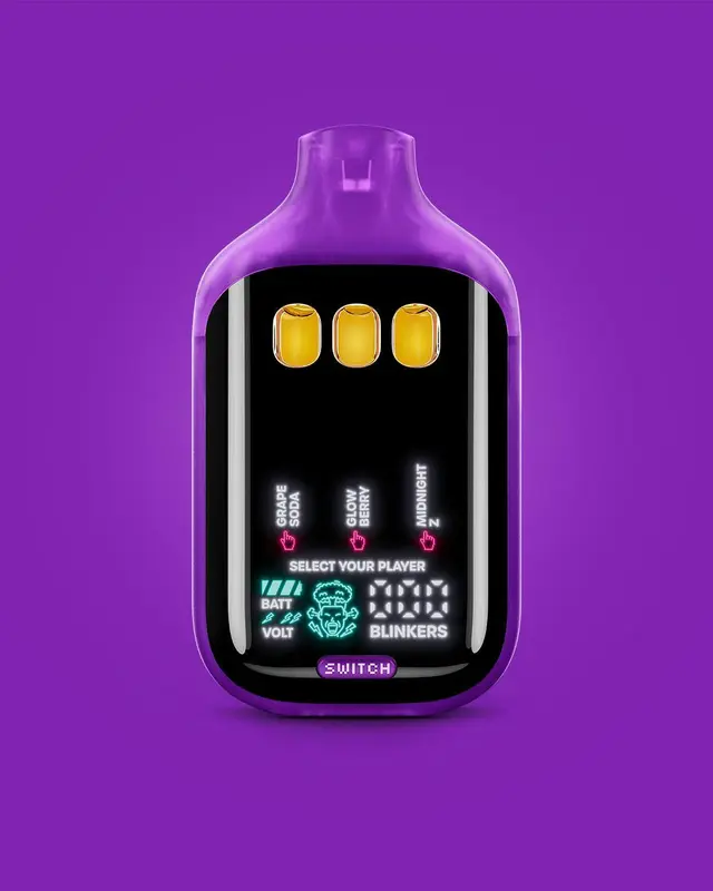Boutiq Switch V5 | Grape Soda x Glowberry x Cherry Pie | Liquid Live Diamonds AIO Vape | 2g by Boutiq - vapes cannabis product