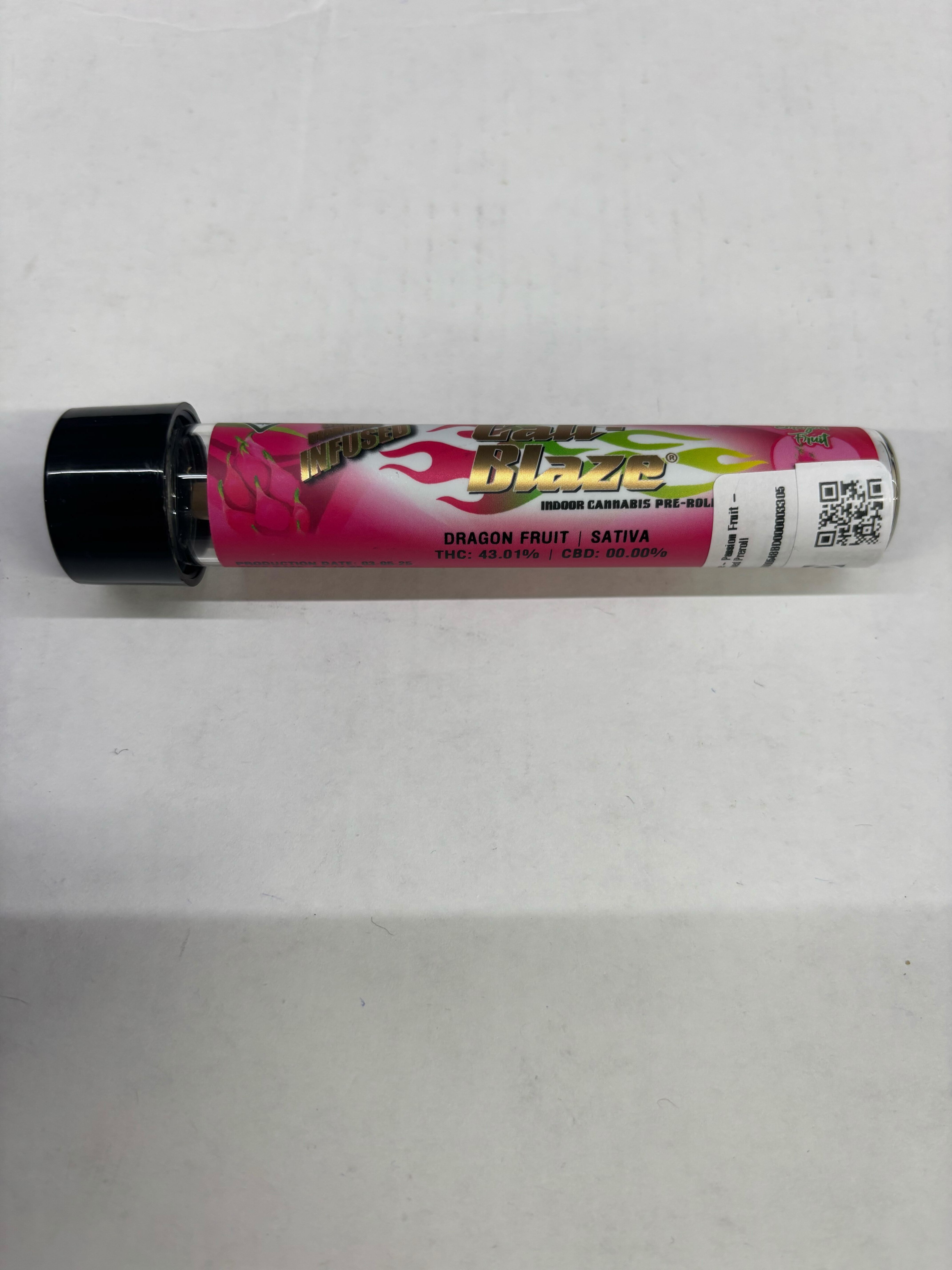 Cali Blaze - Dragon Fruit - Infused Preroll