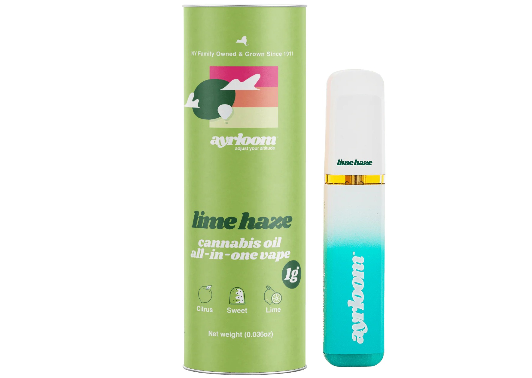 Ayrloom - Lime Haze Disposable Vape - 1g