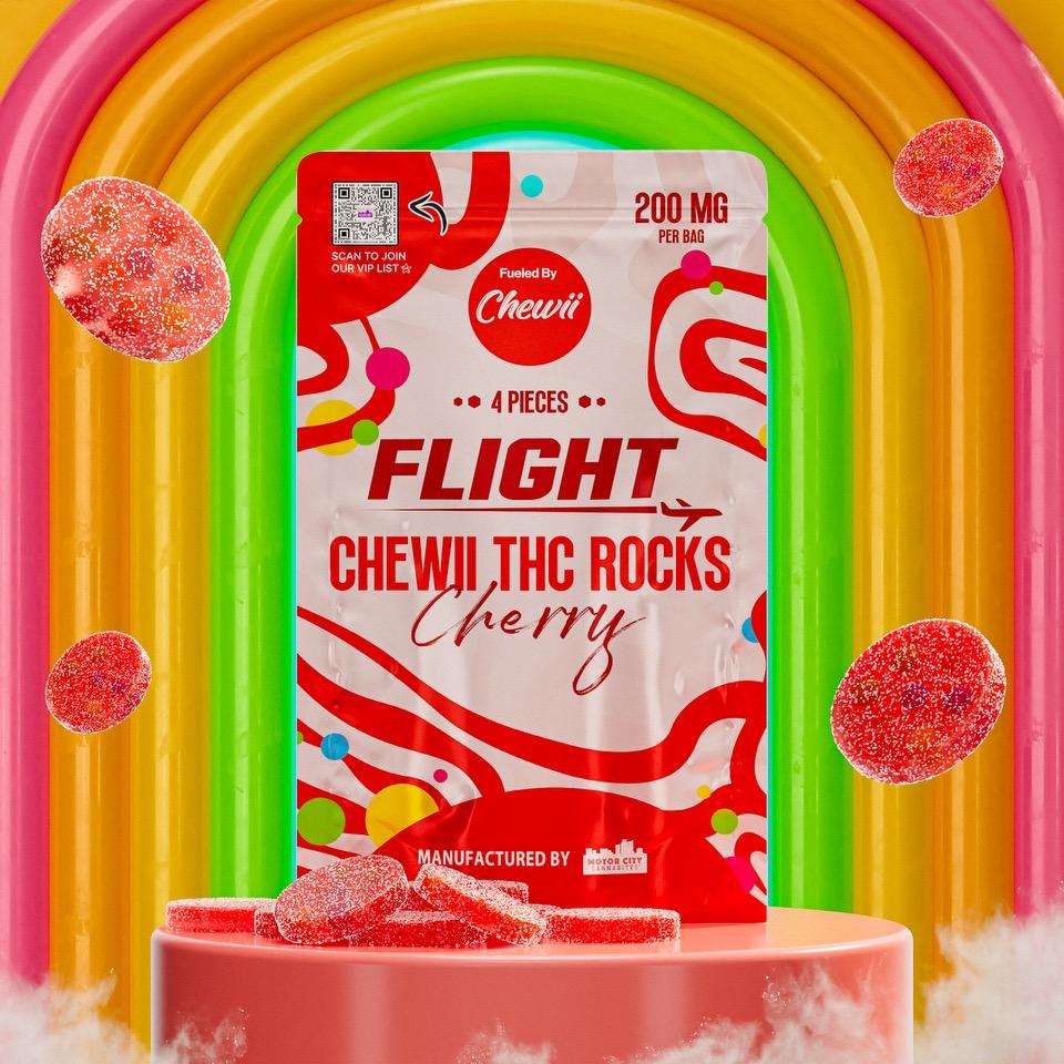 CHERRY THC ROCKS | GUMMIES | 200MG | REC