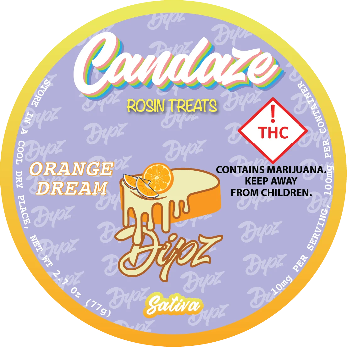 Treats Dipz Orange Dream