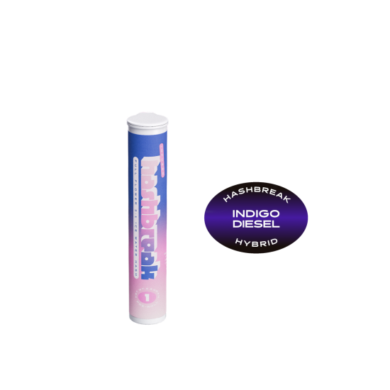 Hashbreak Indigo Diesel (Hybrid) 2pk (1g) Infused Pre-Rolls