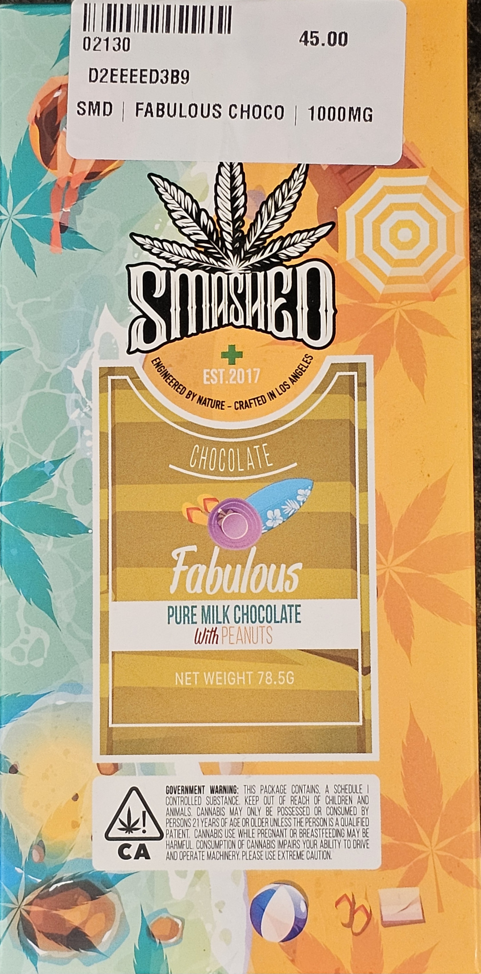 Fabulous Choco Bar|1000mg
