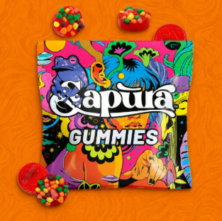 NEA | Sapura Gummies | Crunch Orange-Sativa | 100mg (20pk) | TAX INCLUDED