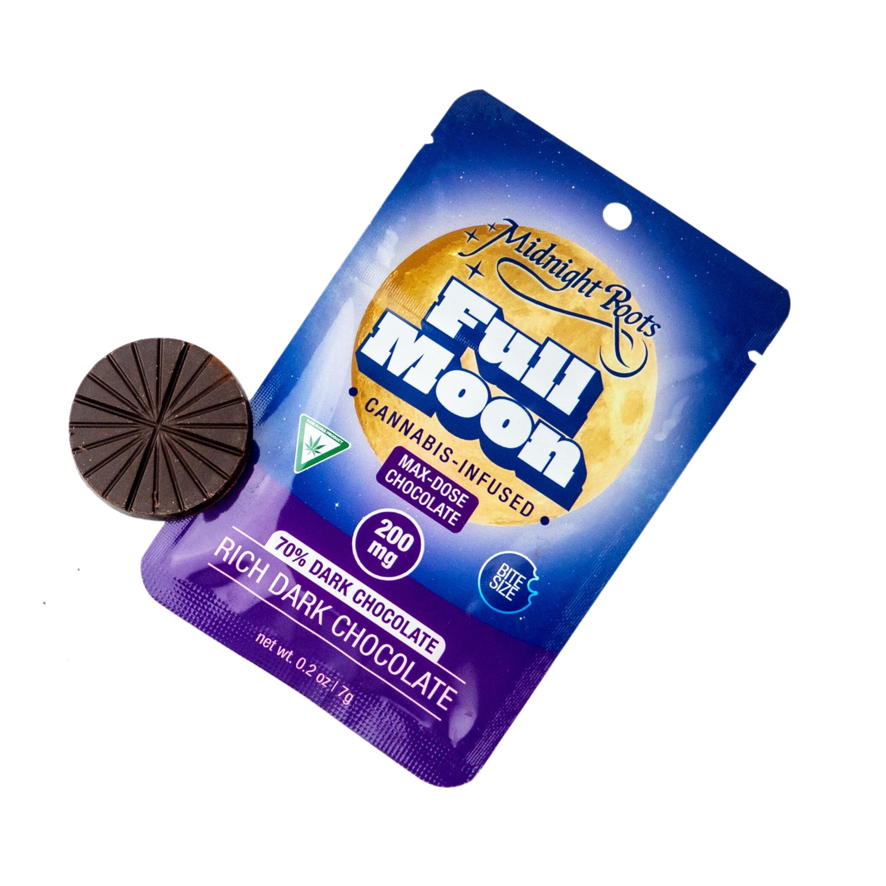 FULL MOON | Edible | Chocolate | Dark Chocolate | 200mg