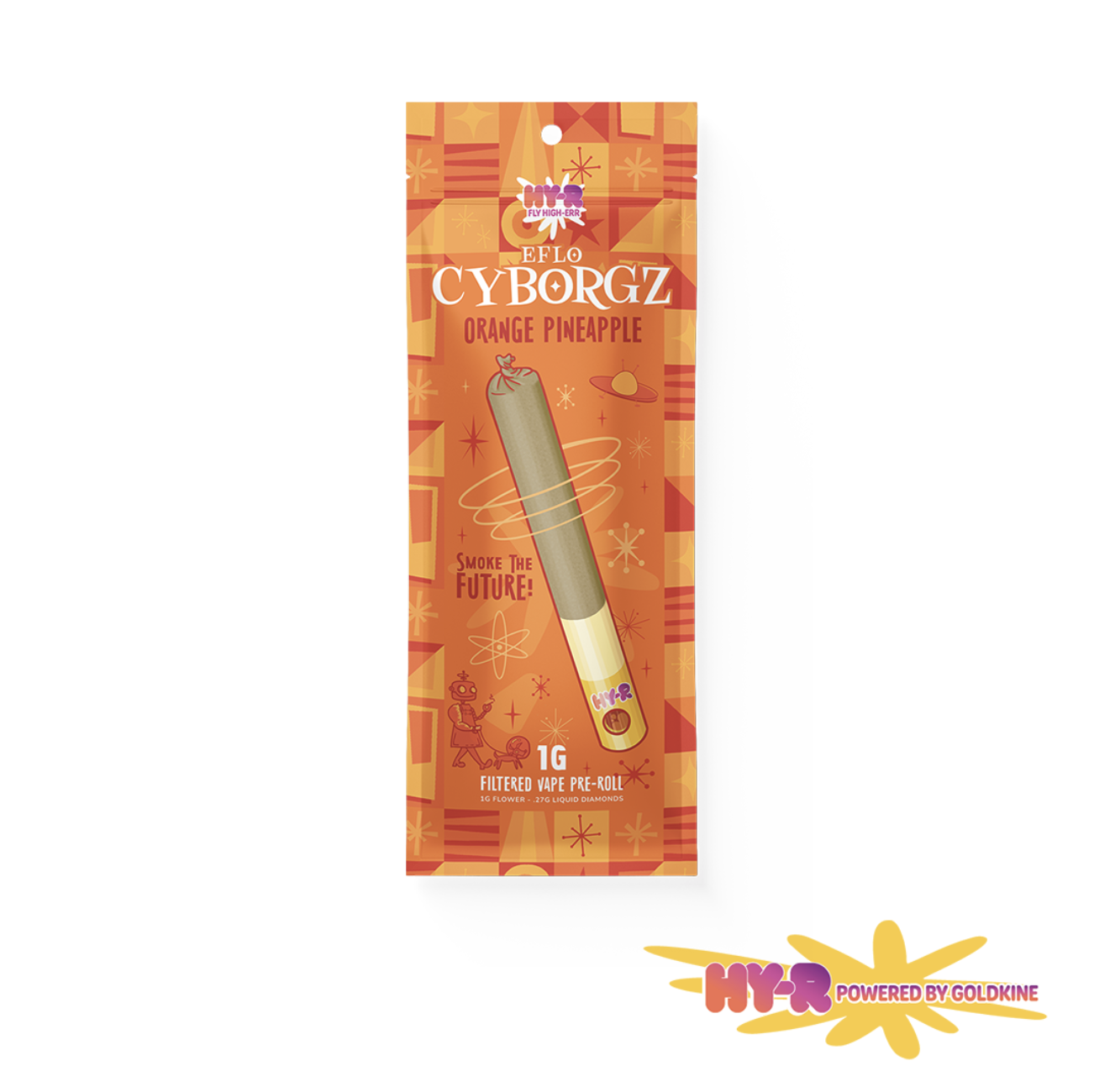 HY-R: Orange Pineapple Infused Cyborgz Preroll 1.27G