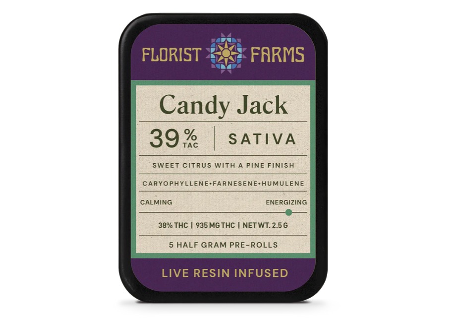 Candy Jack | Live Resin Infused Pre-Rolls | 5pk | 2.5g