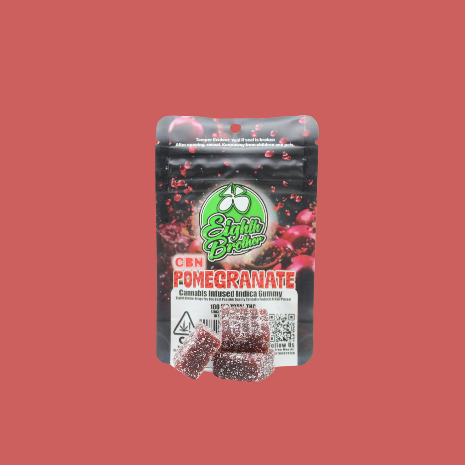 Pomegranate CBN Single 100mg Cut-a-Dose Gummy
