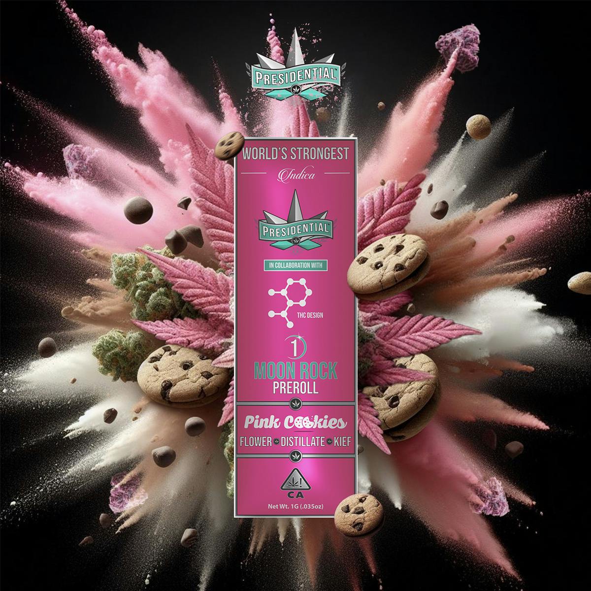 Presidential Infused Pre-roll | Pink Cookies