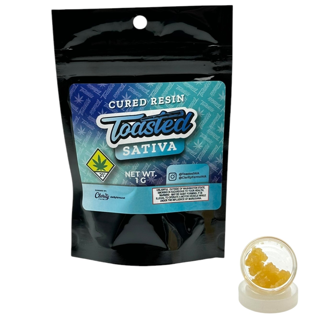 Super Silver Haze [DOH] Cured Resin - by Toasted