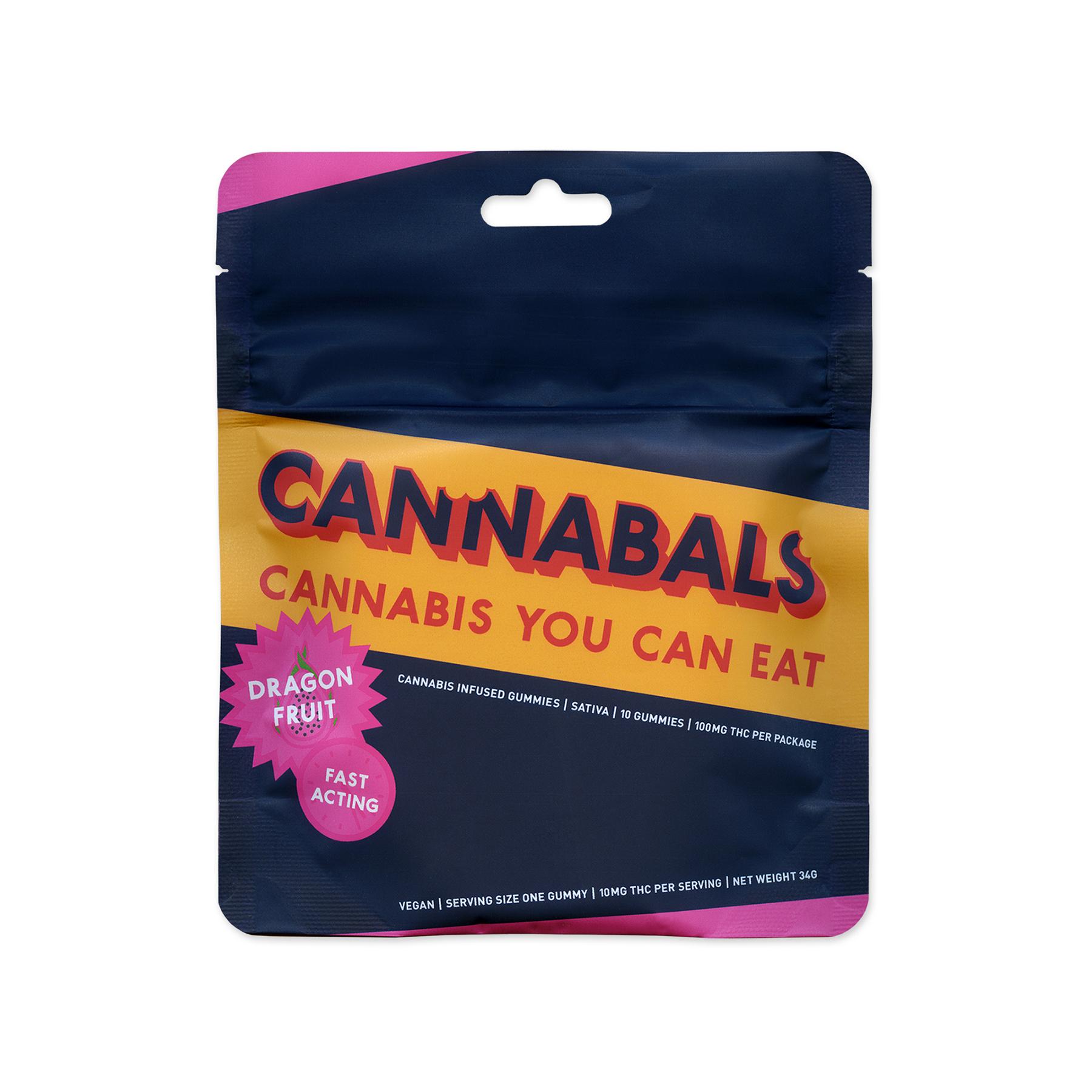 Cannabals | Dragon Fruit | Gummies 10 pcs 100mg