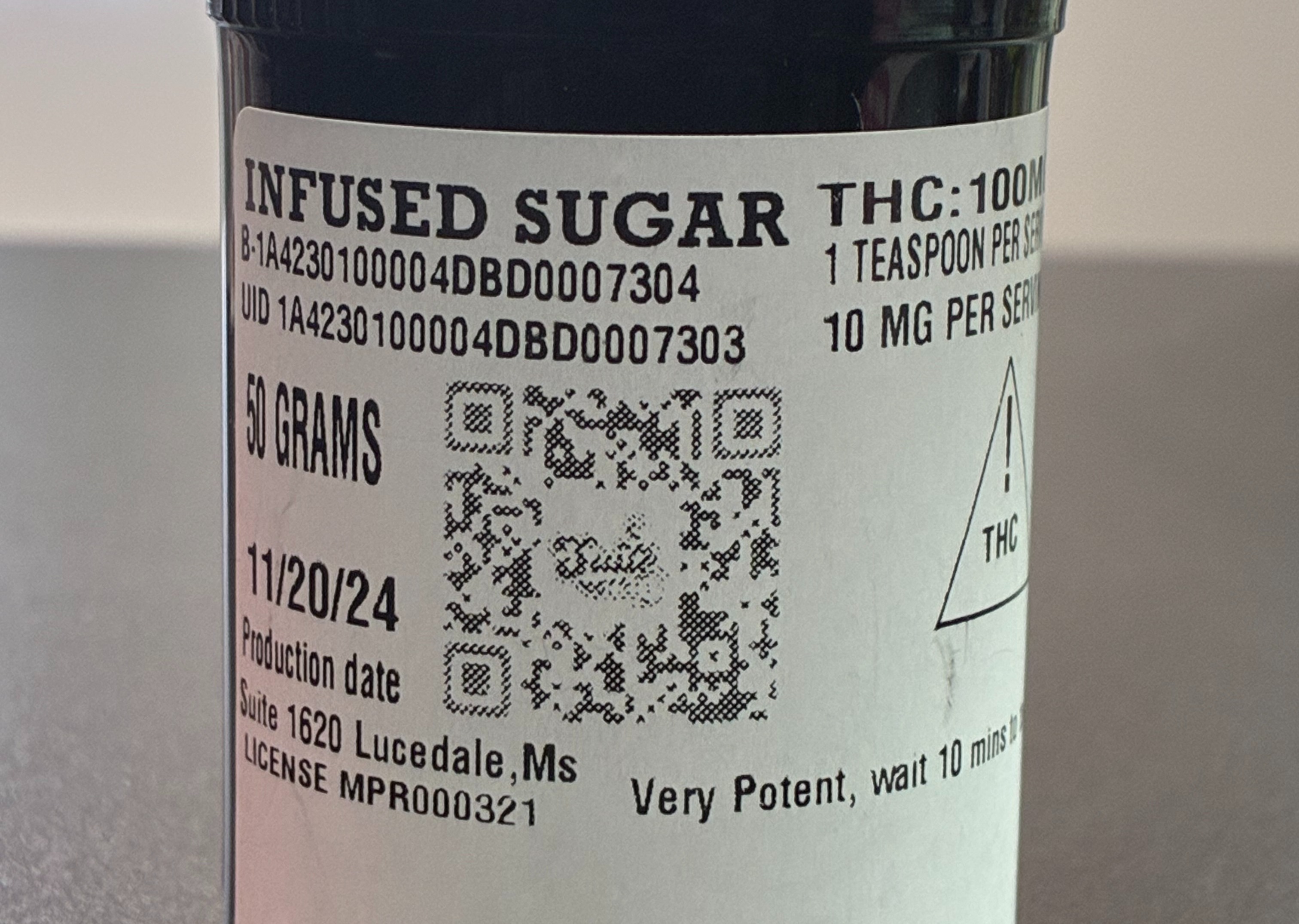 100mg | Infused Sugar
