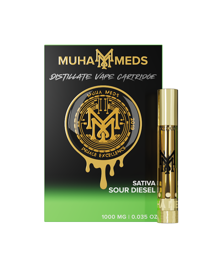 Muha Meds | Sour Diesel | 1g Cartridge