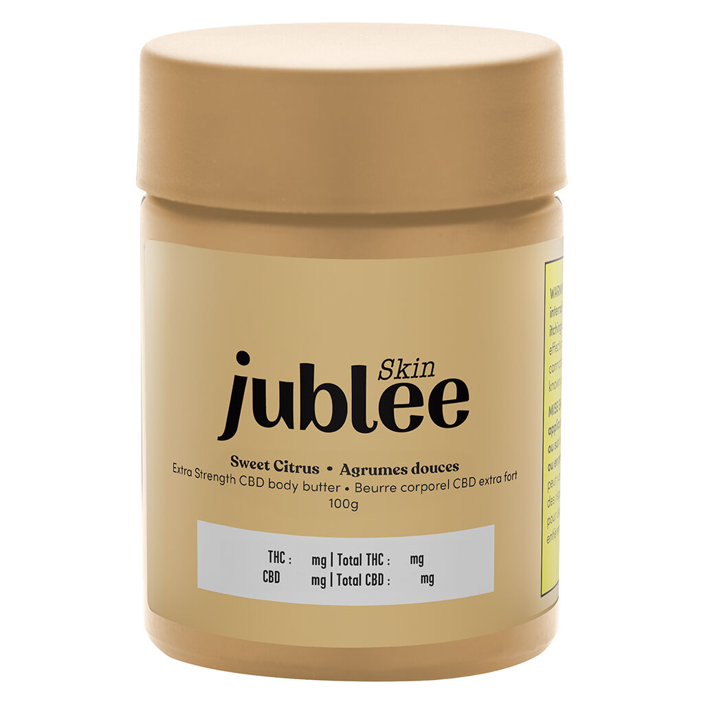 Jublee Skin - Extra Strength CBD Body Butter - 100g