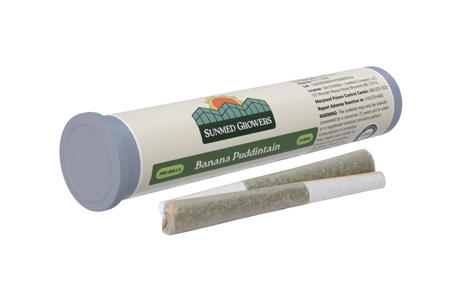 Banana Puddintain (Pre-Roll) 2x.5g - Sunmed