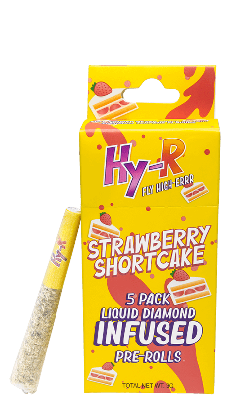 Hy-R - Strawberry Shortcake - (5x.6g) Infused Pre-Rolls