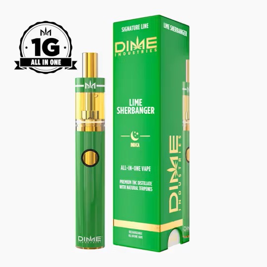 Dime Industries | Lime Sherbanger All-In-One | 1g