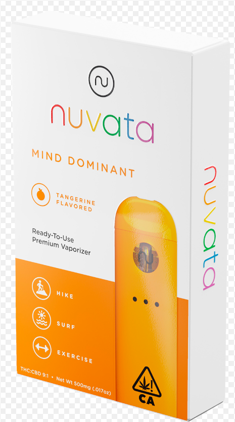 Nuvata - Disposable (9:1 THC/CBD) - Mind Dominant Tangerine (S)