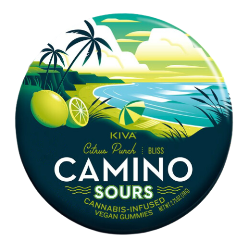 Kiva Confections Camino Citrus Punch Bliss Sour Gummies 200mg THC
