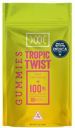 DIXIE Chews 100mg: Tropical Twist 10pk