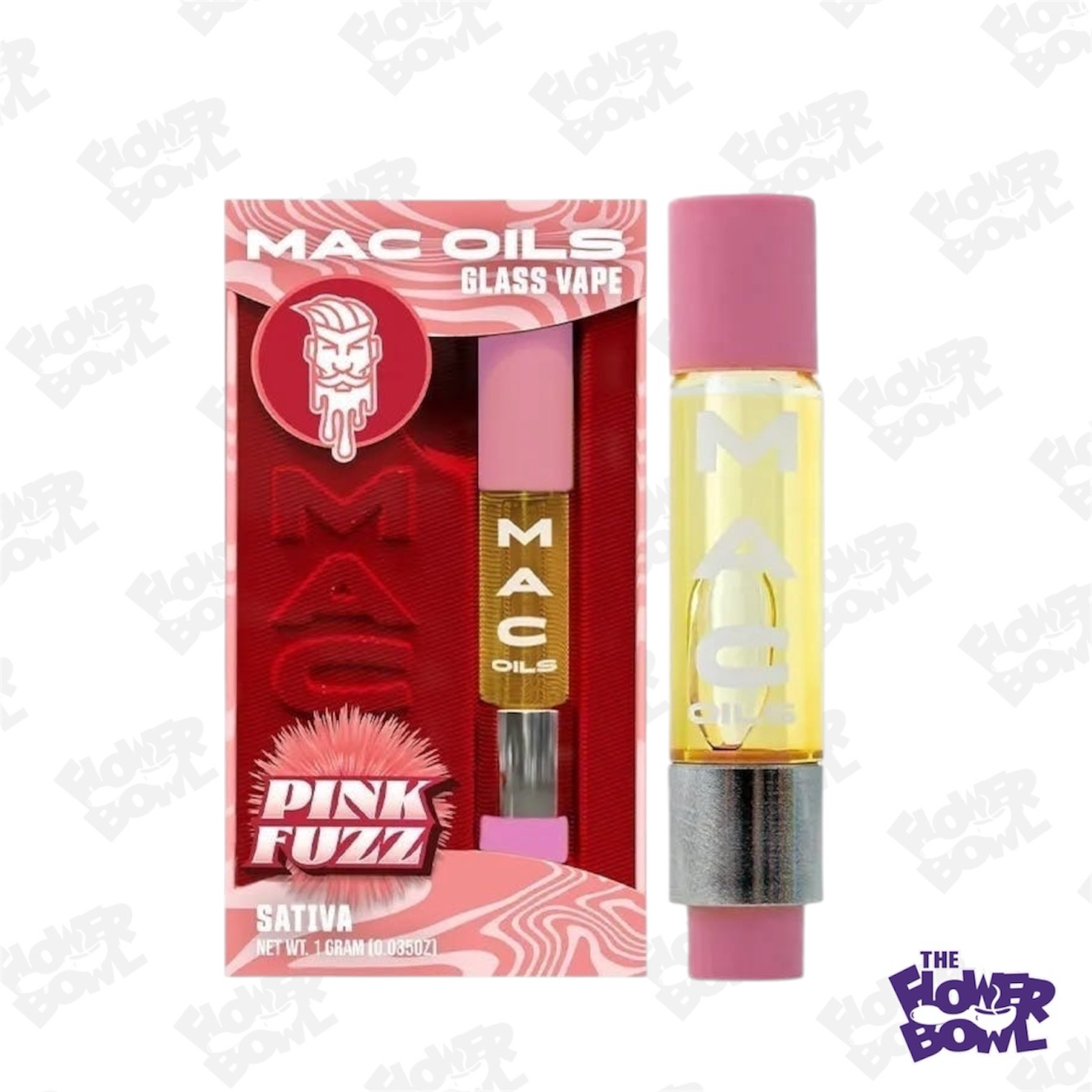 Mac Oils: Pink Fuzz Cart 1g (S)