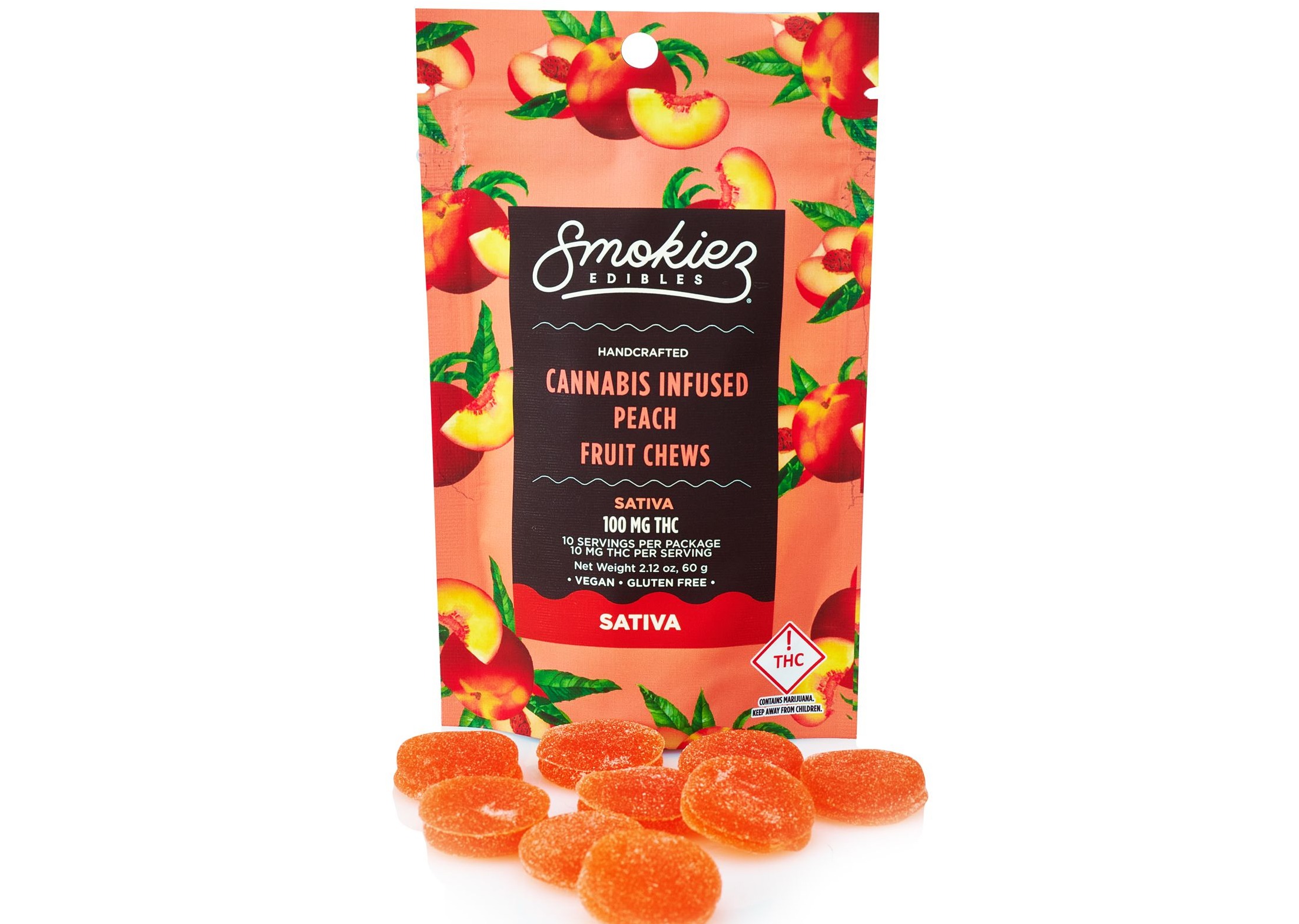 Peach | Gummies | 100mg