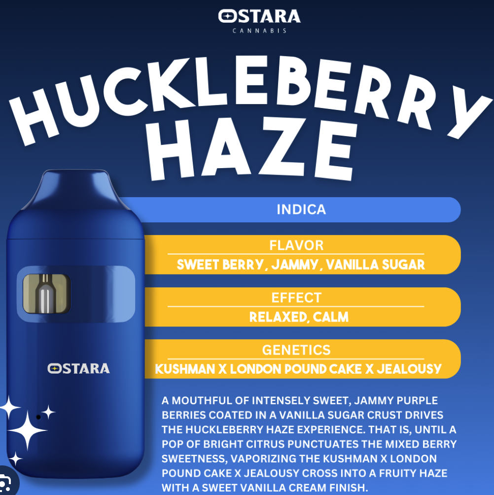 Huckleberry Haze Disposable