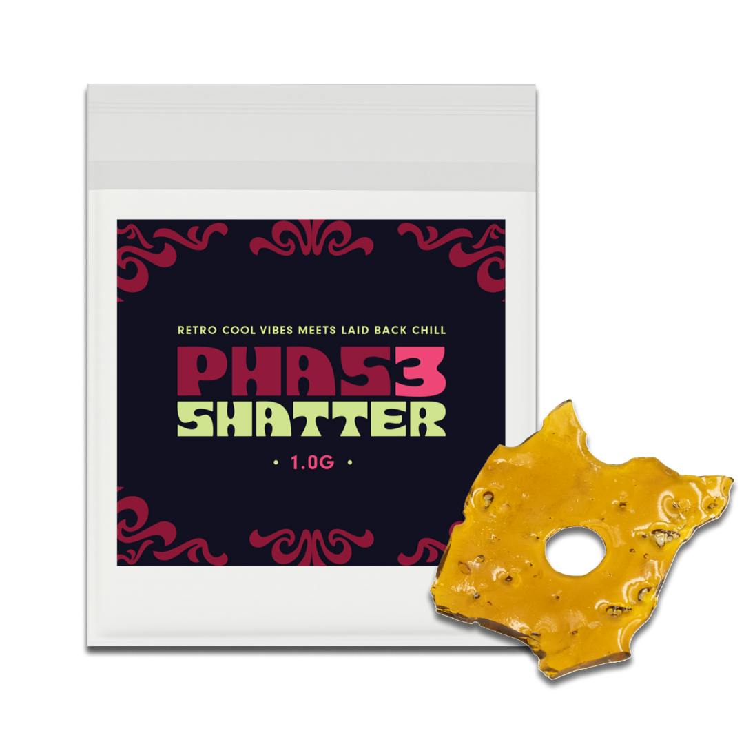 Phas3 Cured Resin Shatter Purple Urkle