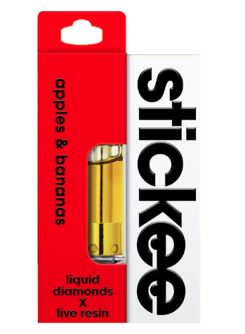 Stickee LR x LQD Vape - Apples & Bananas