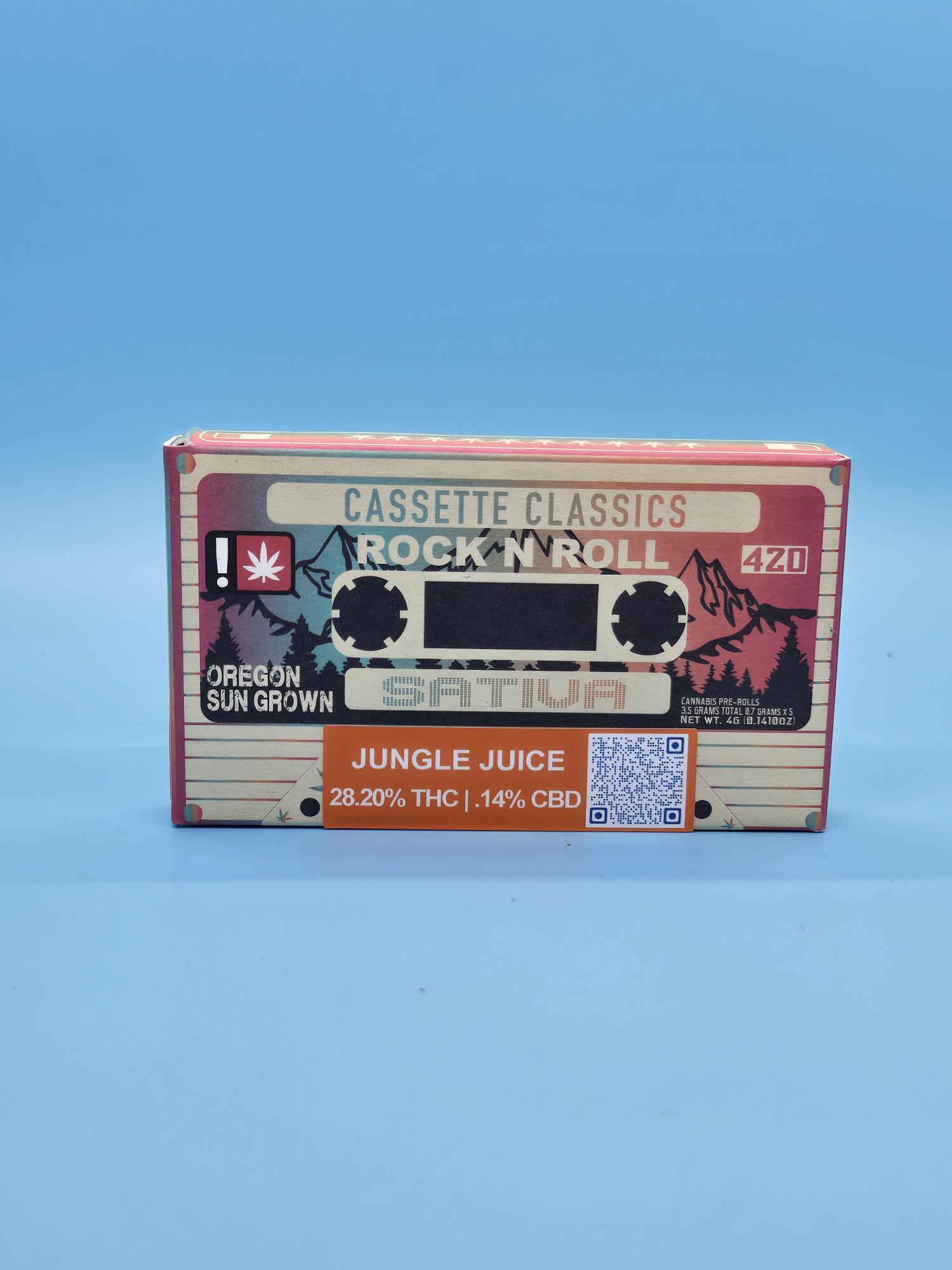 ROGUE RIVER - PREROLL - 0.7G x 5 - SATIVA - JUNGLE JUICE