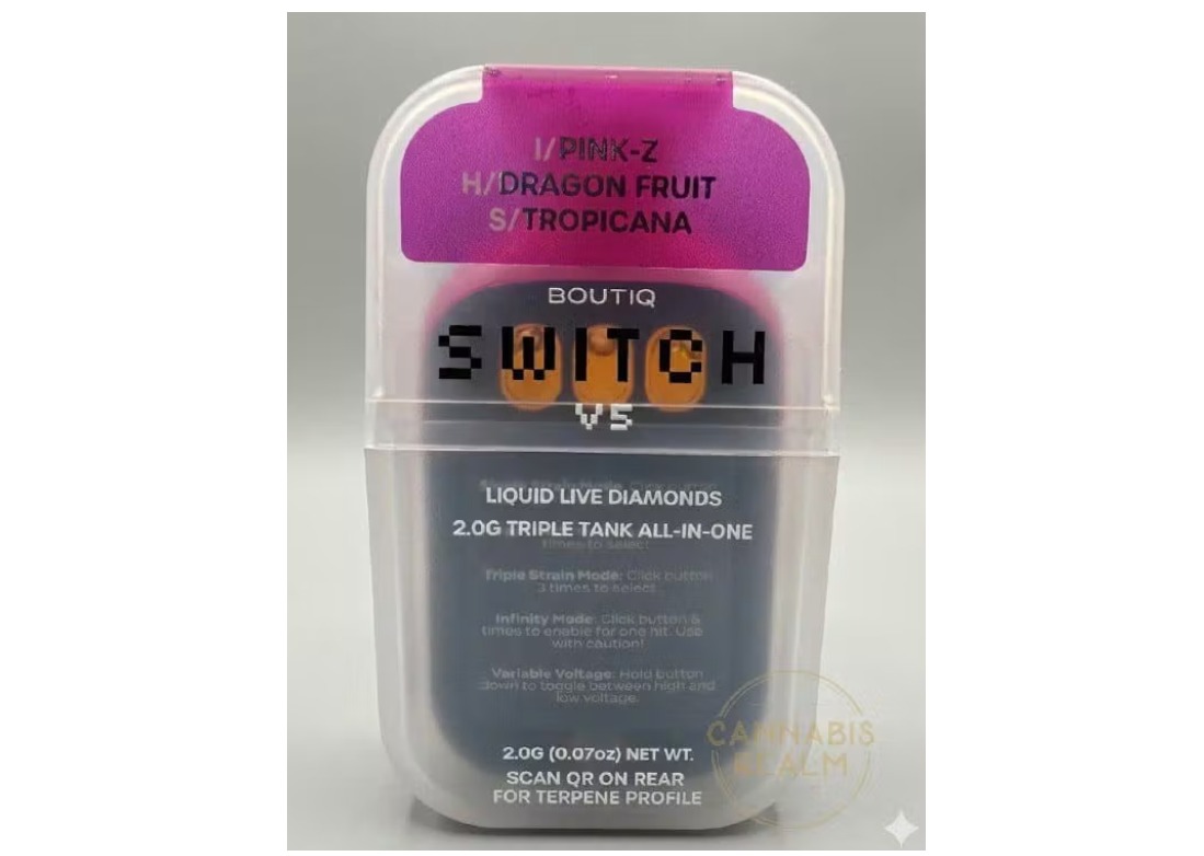 Boutiq | Pink-Z x Dragon Fruit x Durban | Liquid Live Diamonds AIO Vape