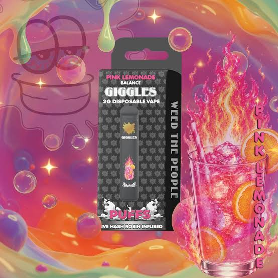 Giggles | Pink Lemonade 2g Disposable