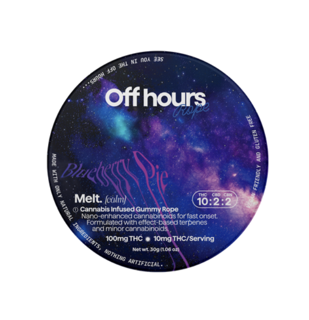 Off Hours | Effect Based Gummy Rope | Calm | Melt | 100mg