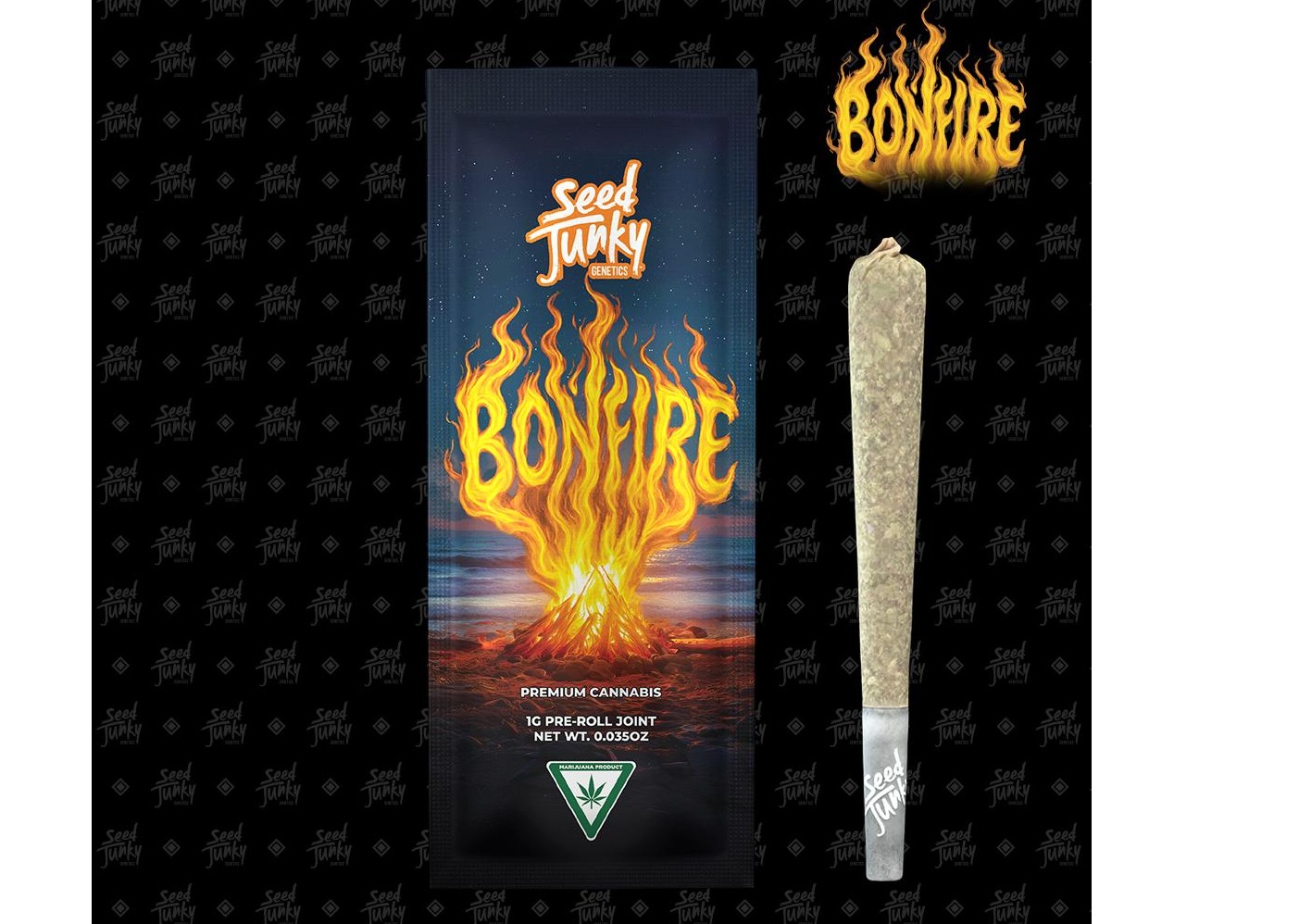 Seed Junky - Pre-roll 1g - Bon Fire