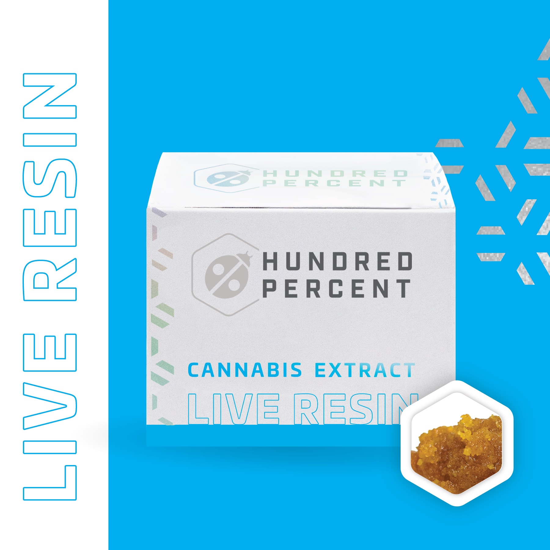 Hundred % Labs | Silver Skunk Live Resin Badder 1g