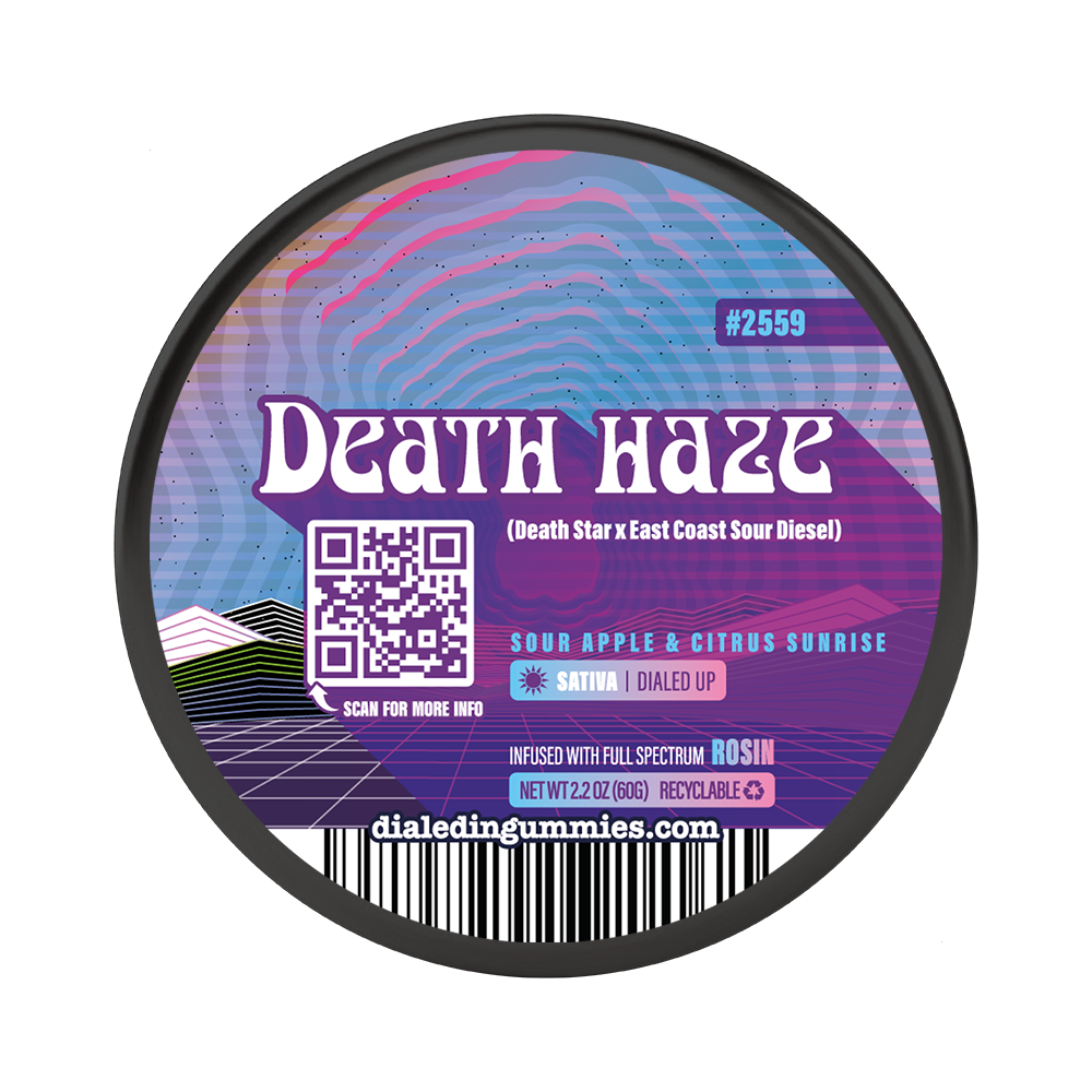 100mg - Death Haze - Rosin Gummies (10pk)