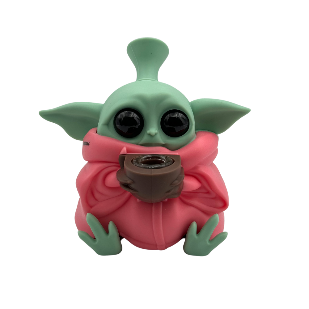4” Arsenal Baby Alien Silicone Bong-Pink