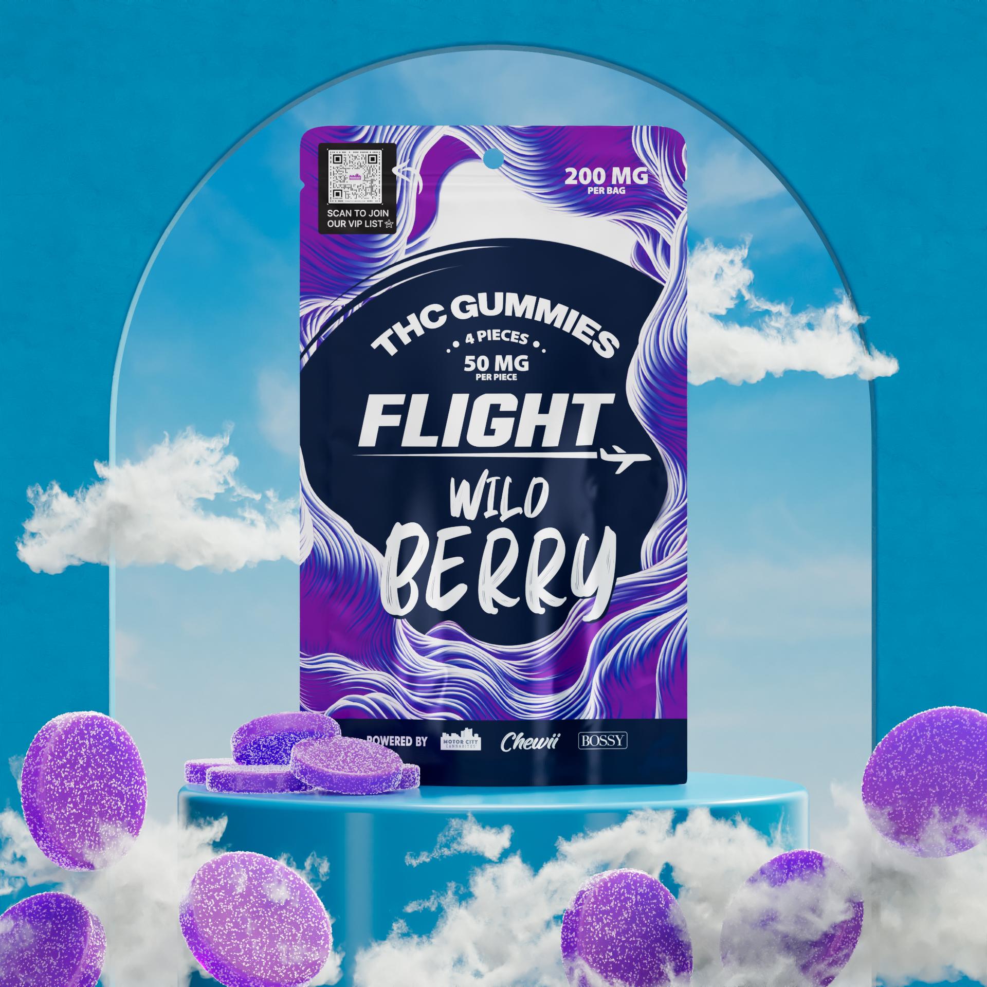 WILD BERRY | HYBRID | GUMMIES | 200MG | REC