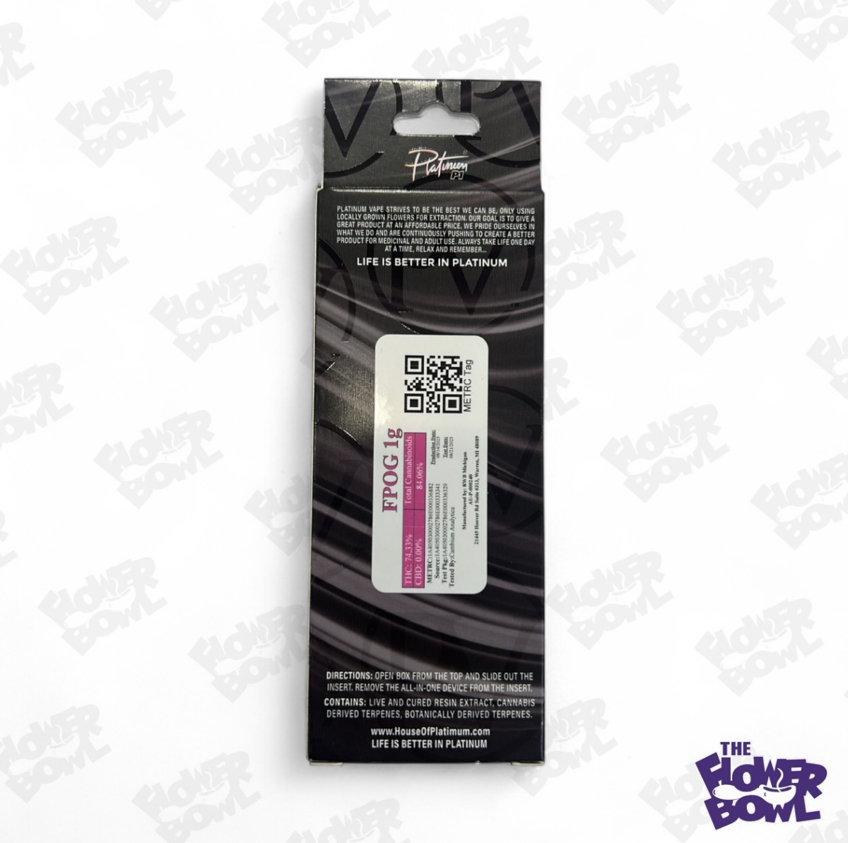 PVD: FPOG 1G Live Resin Disposable (H)